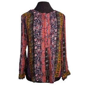Nine West Jeans Colorful Blouse